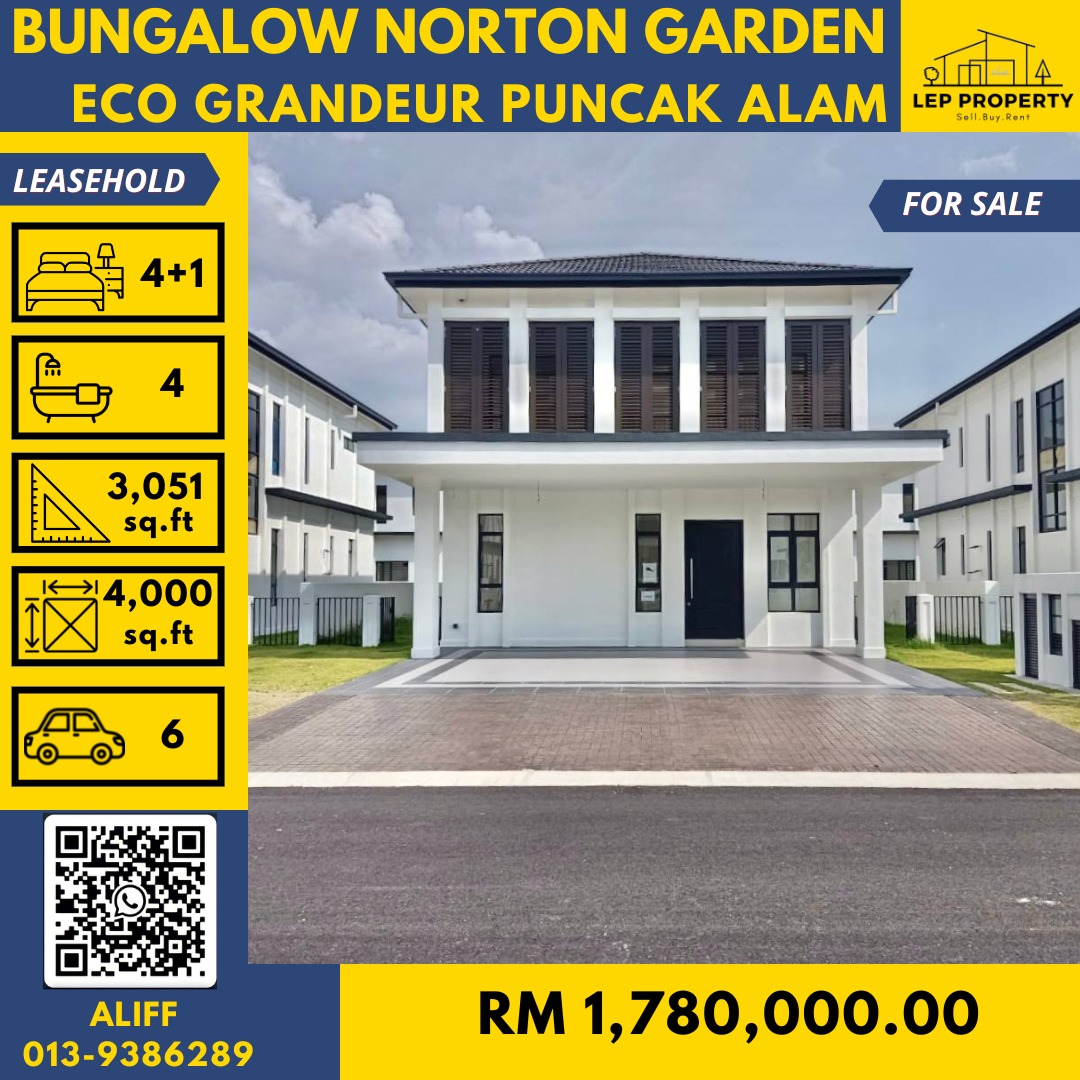 DOUBLE STOREY BUNGALOW HOUSE AT NORDON GARDEN ECO GRANDEUR PUNCAK ALAM ...