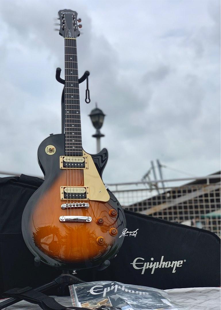 Electric Guitar: 2017 Epiphone by Gibson LES PAUL STUDIO LT Vintage  Sunburst (8 way sound output MOD), Hobbies & Toys, Music & Media, Musical  Instruments on Carousell