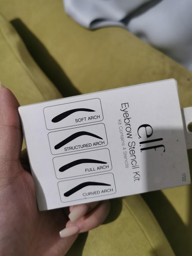 Elf Eyebrow Stencil Kit, Beauty & Personal Care, Face, Makeup on Carousell