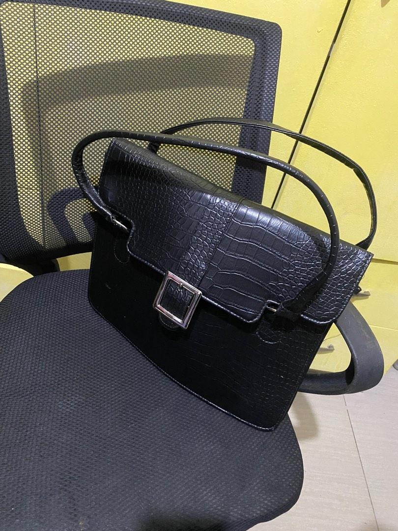 Faux Leather Laptop Bag, Women's Fashion, Bags & Wallets, Clutches on