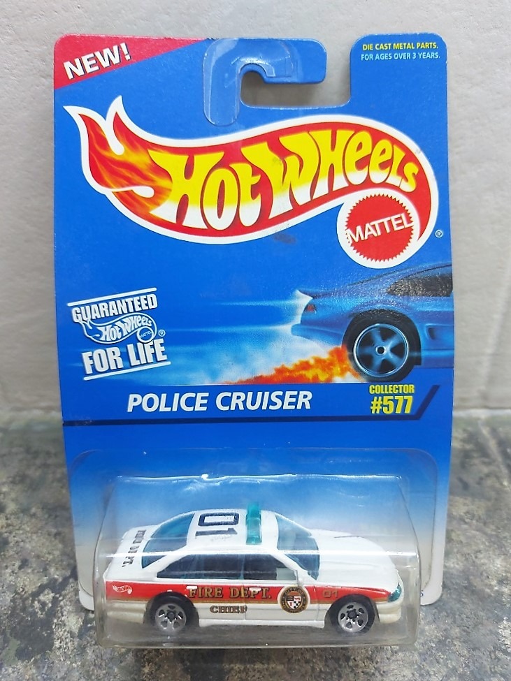 FIRE CHIEF CRUISER Hot Wheels 1995 Police Car Series Hobbies