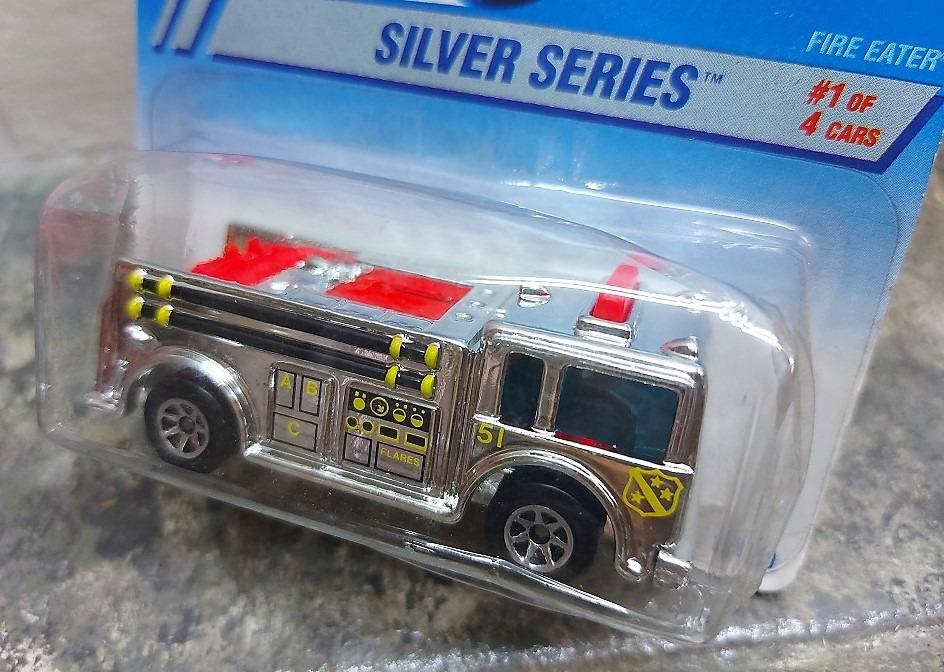 FIREEATER TRUCK Hot Wheels 1995 Silver Series on Carousell