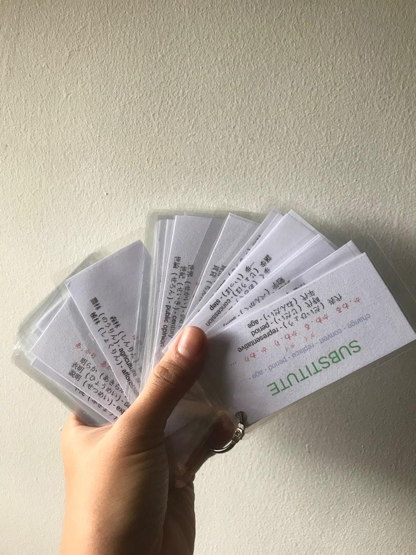 Flashcards for JLPT N4 Kanji (Laminated), Hobbies & Toys, Books