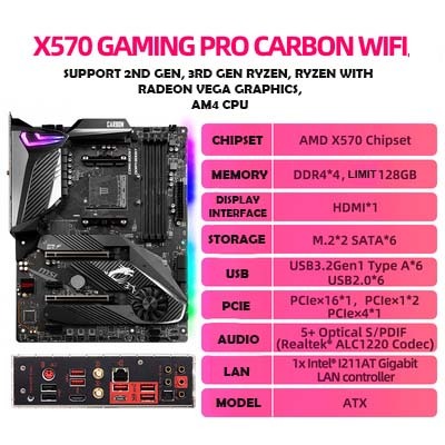 X570 msi gaming pro carbon discount