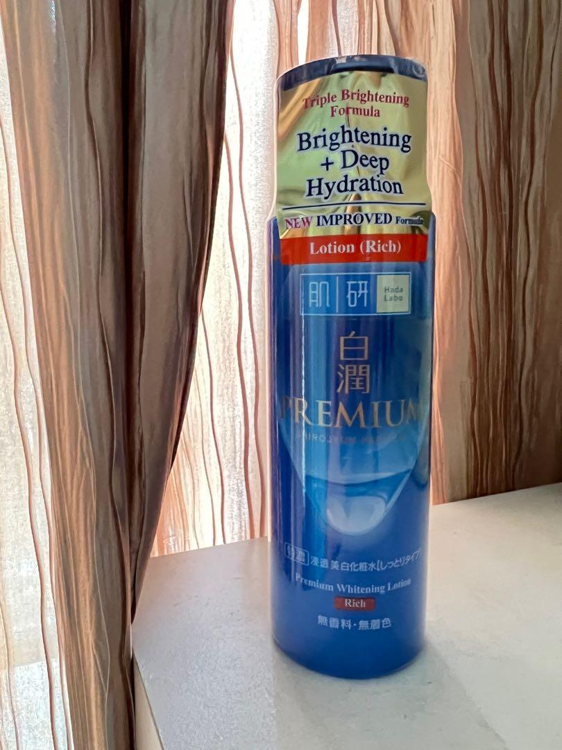 Hada labo premium whitening lotion rich, Beauty & Personal Care, Face