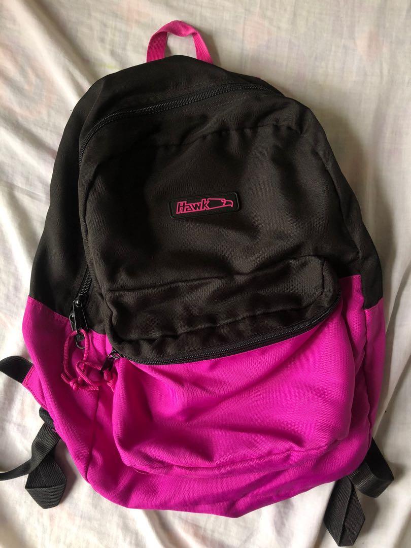 Hawk bag discount black and pink