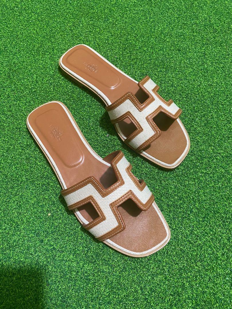 Hermes oran sandals, Luxury, Sneakers & Footwear on Carousell