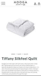 HOOGA - Tiffany Silkfeel Quilt - Single