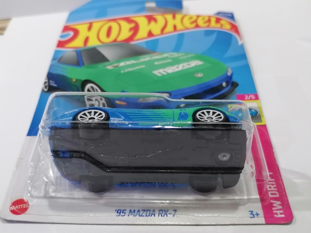 1995 Mazda RX-7 Blue/Green & Silver/Blue 2022 Hot Wheels HW Drift