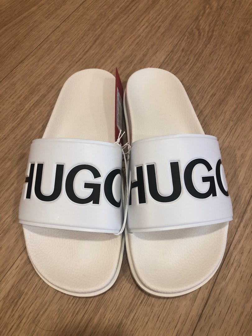 HUGO BOSS SLIDE WHITE
