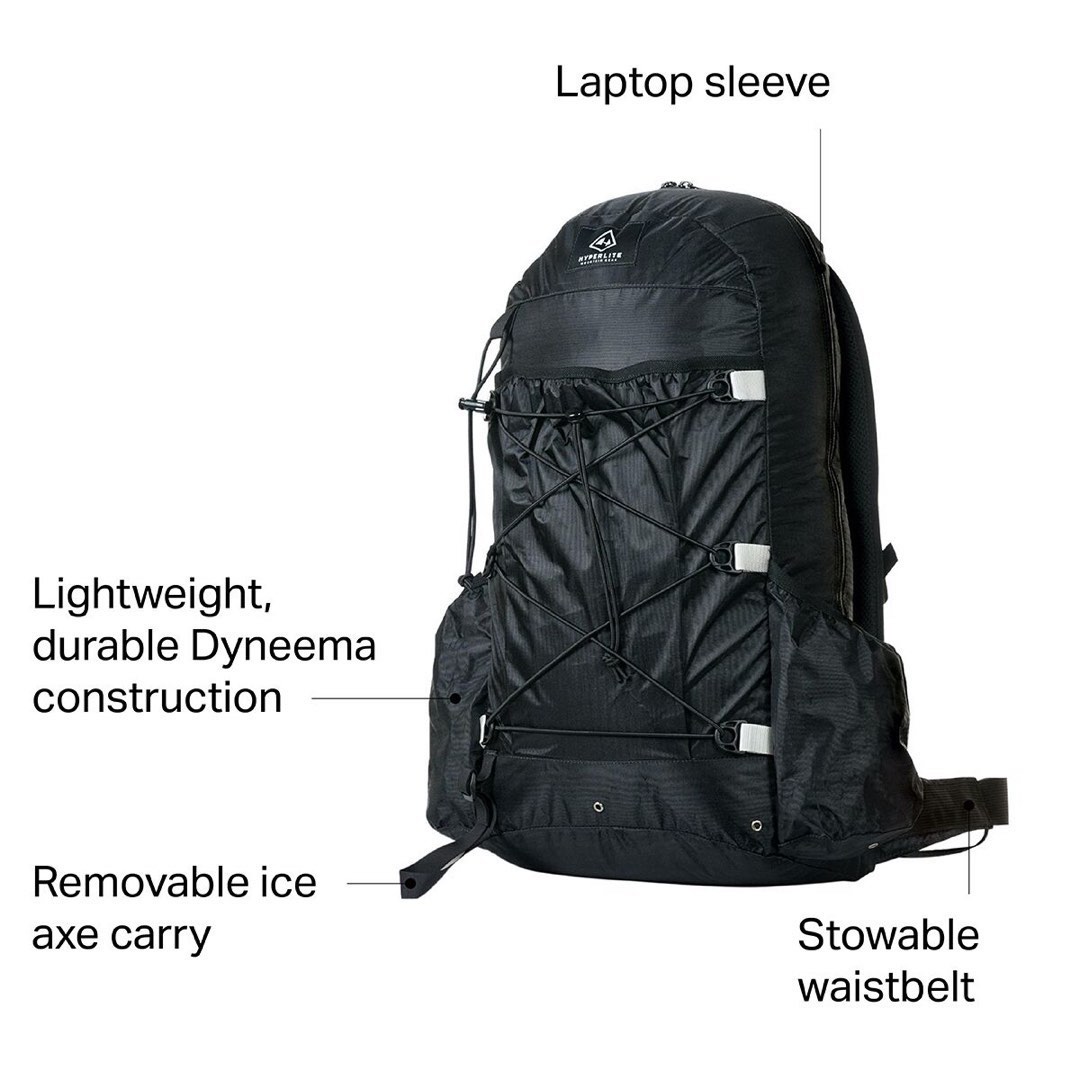 Hyperlite mountain gear DAYBREAK ULTRALIGHT DAYPACK行山背囊登山背包Hmg 黑色 黑魂 戶外