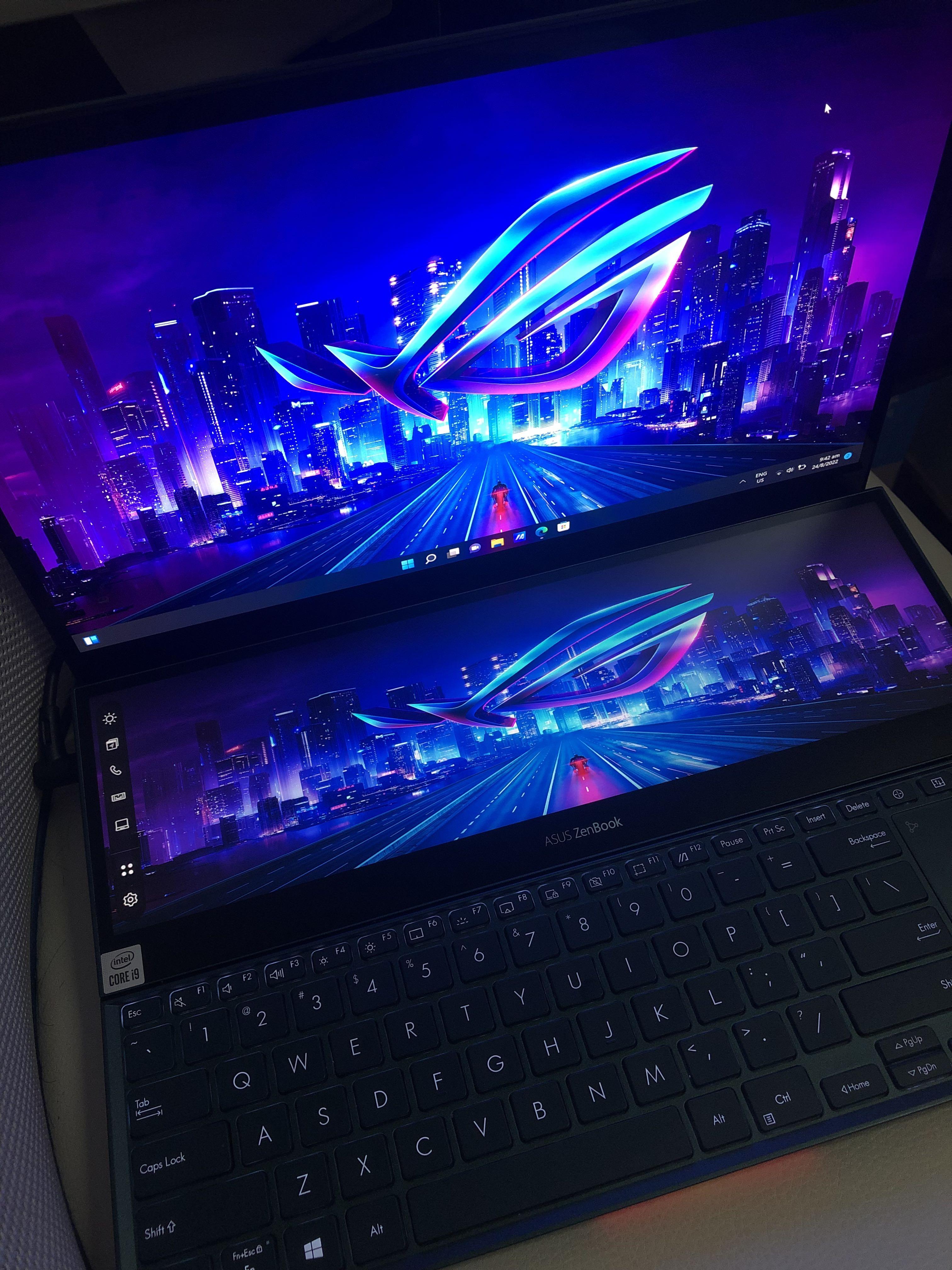 i9 Asus Zenbook pro duo 15 OLED laptop Rtx 3070, Computers Tech