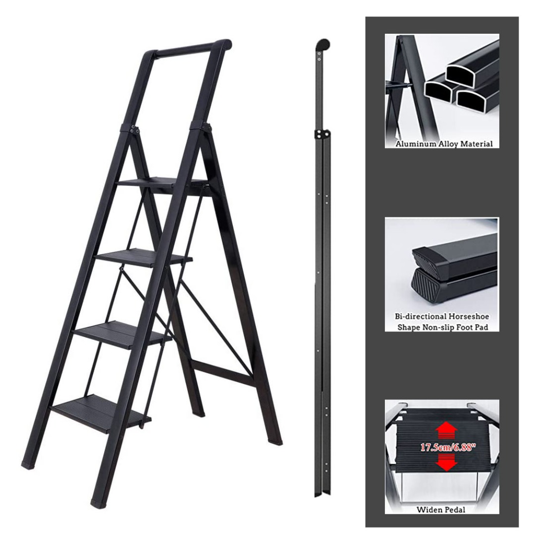 [iDS] 3/4/5 Steps Lightweight Aluminum Ladder Slim Aluminium Ladder