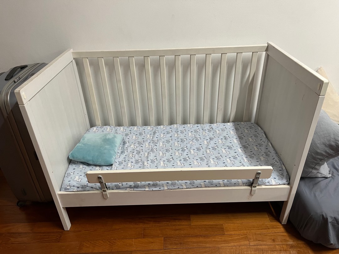 IKEA cot with removable side, Babies & Kids, Baby Nursery & Kids