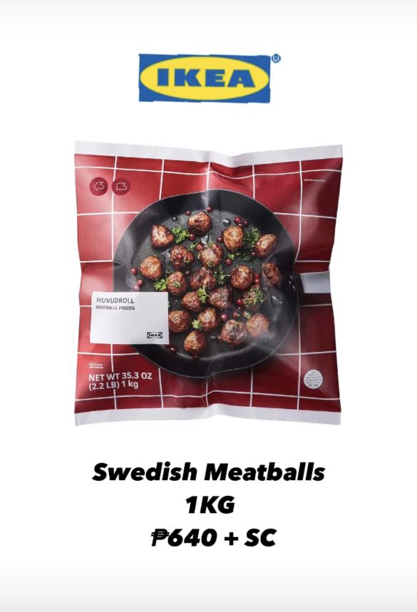 Ikea Pasabuy Meatballs Food And Drinks Chilled And Frozen Food On Carousell