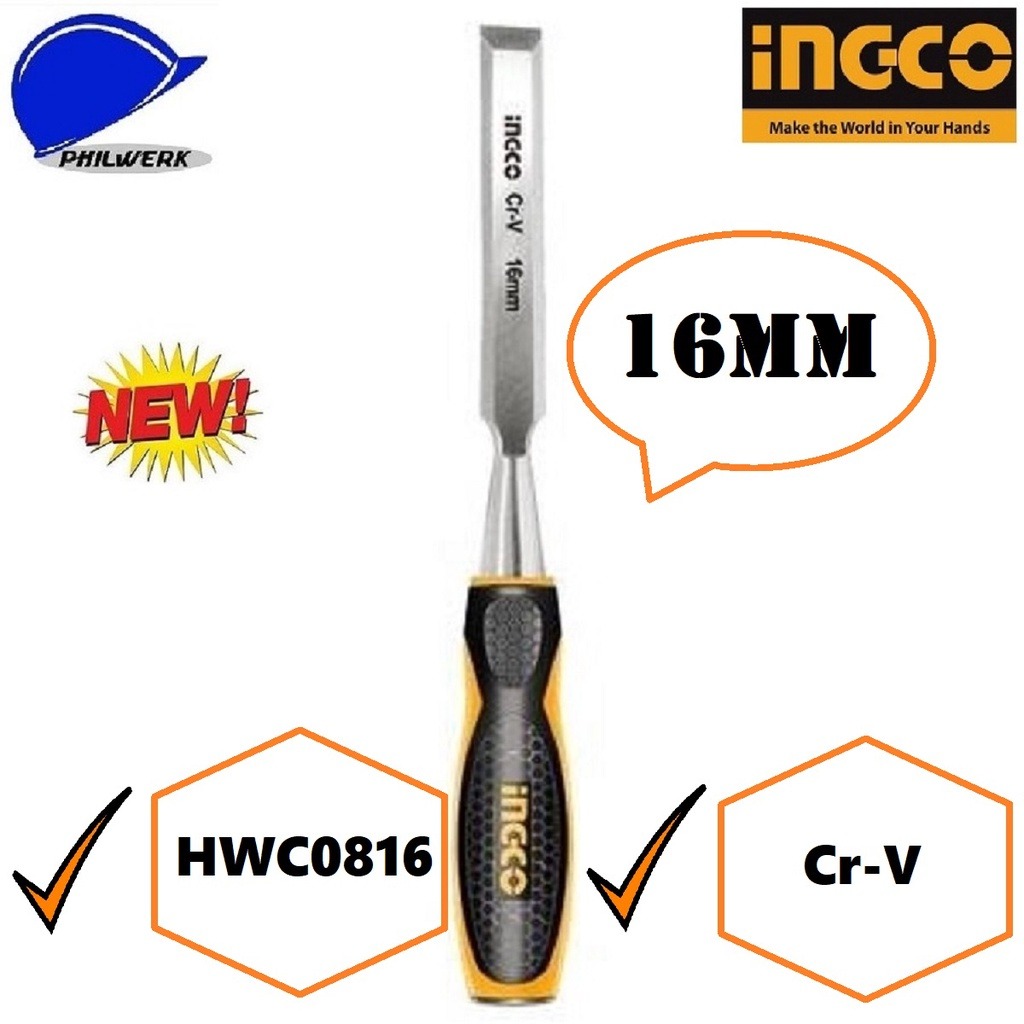 Ingco Wood Chisels 16mm, Commercial & Industrial, Construction Tools