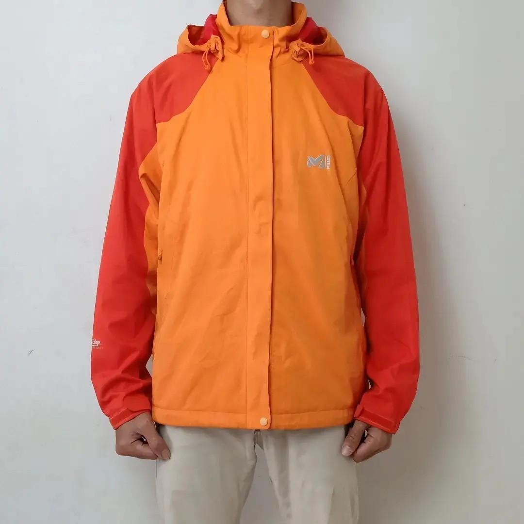 Jaket millet dry edge gunung outdoor, Fesyen Pria, Pakaian , Baju