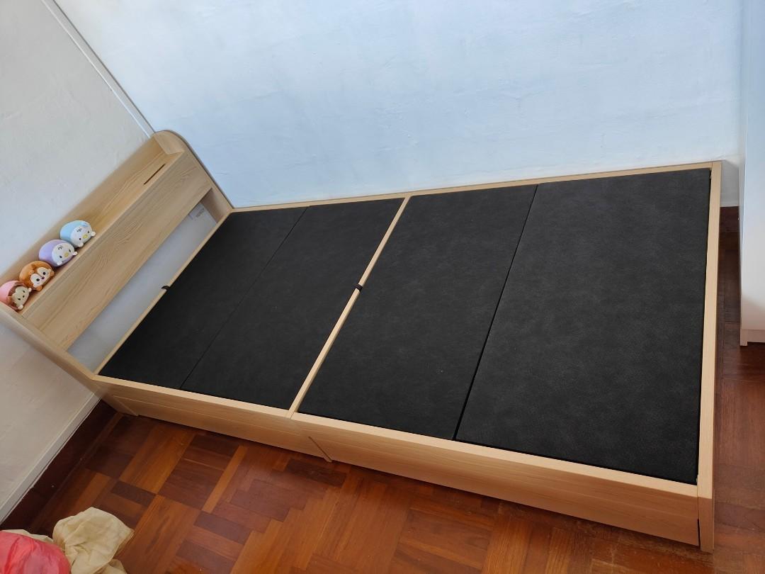 Japanese Style Single Bedframe, Furniture & Home Living, Furniture, Bed