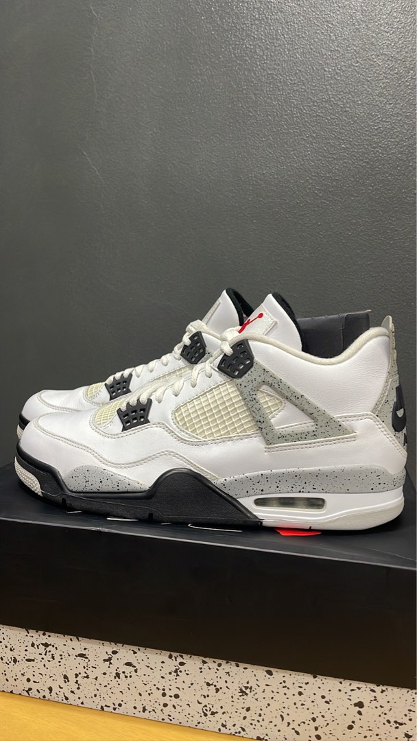 jordan 4 white cement size 7