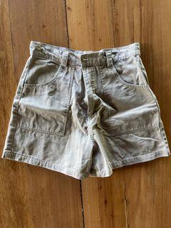 Khaki High Waist Shorts
