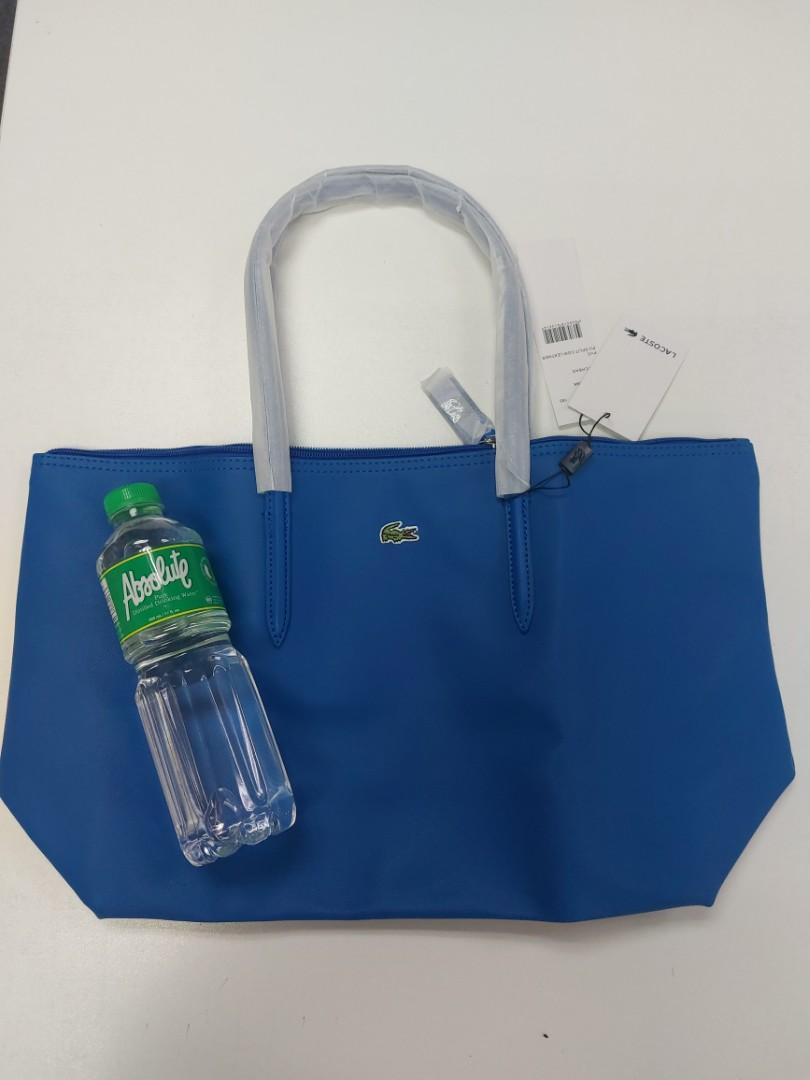 LACOSTE TOTE BAG BLUE, Women's Fashion, Bags & Wallets, Tote Bags on