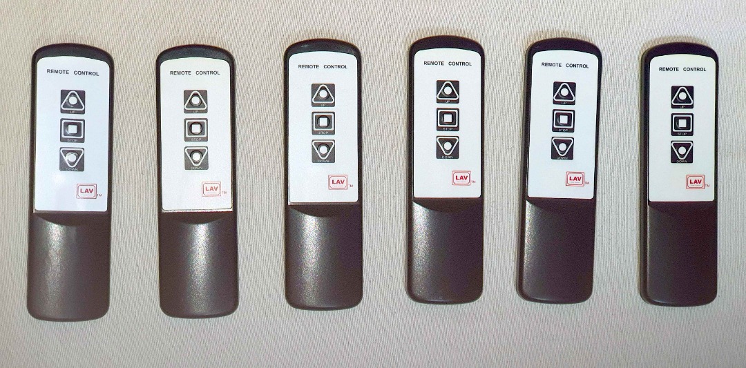 LAV Handheld Wireless Control For LAV Motorised Screen, TV & Home ...