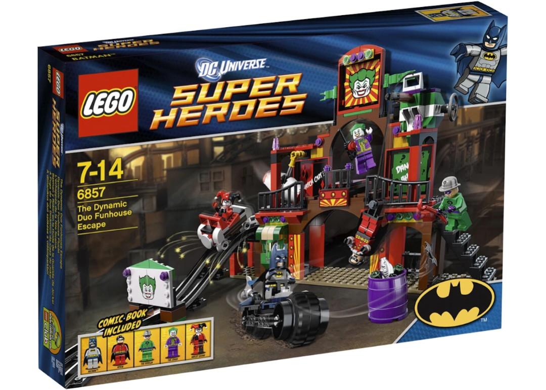 LEGO DC UNIVERSE SUPER HEROES 6857 6860 6863 6864 BATMAN 蝙蝠俠共4