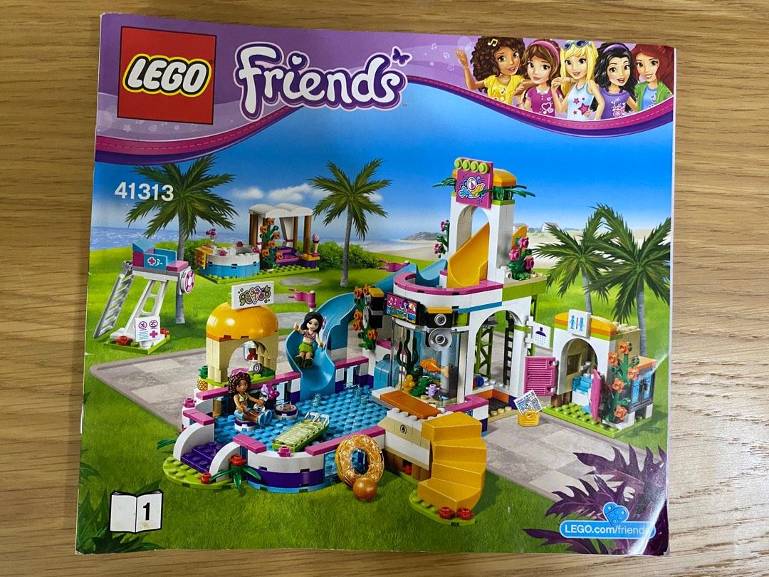 Lego Friends 41313 Heartlake Summer pool, Hobbies & Toys, Toys & on Carousell