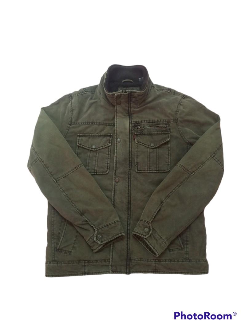 Levi's Green Trucker Jacket, Men's Fashion, Coats, Jackets and Outerwear on  Carousell