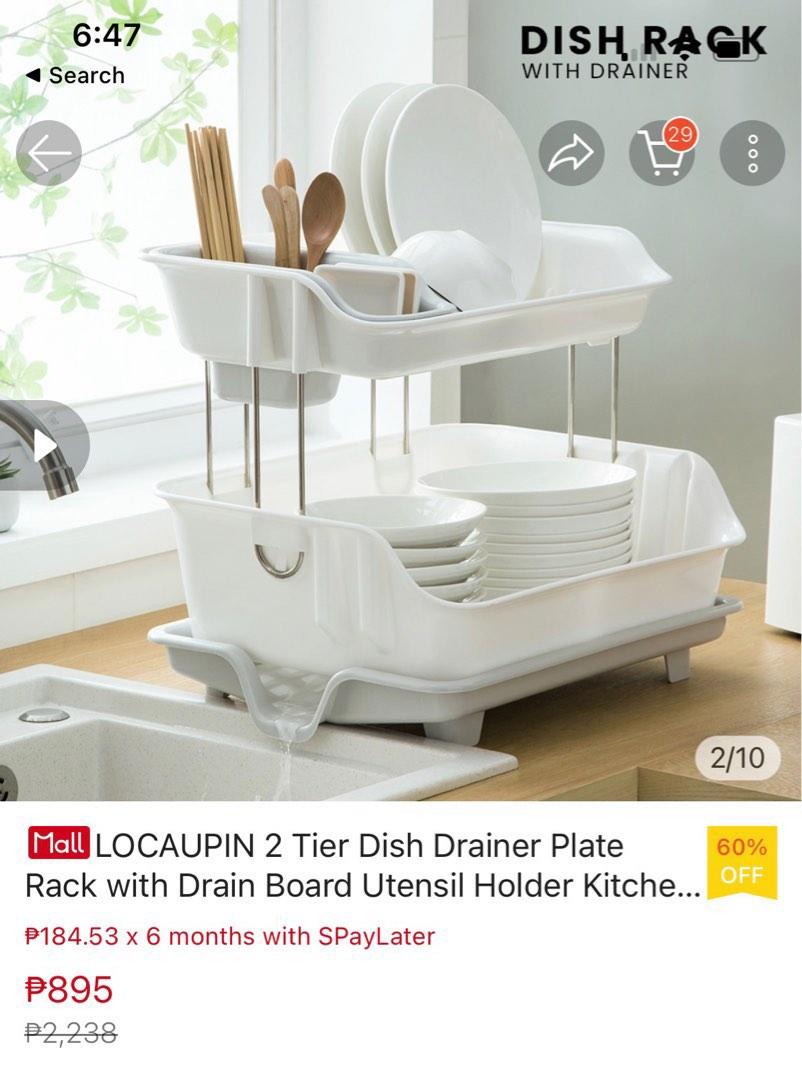 LOCAUPIN Dish Rack Excellent Condition Furniture Home Living