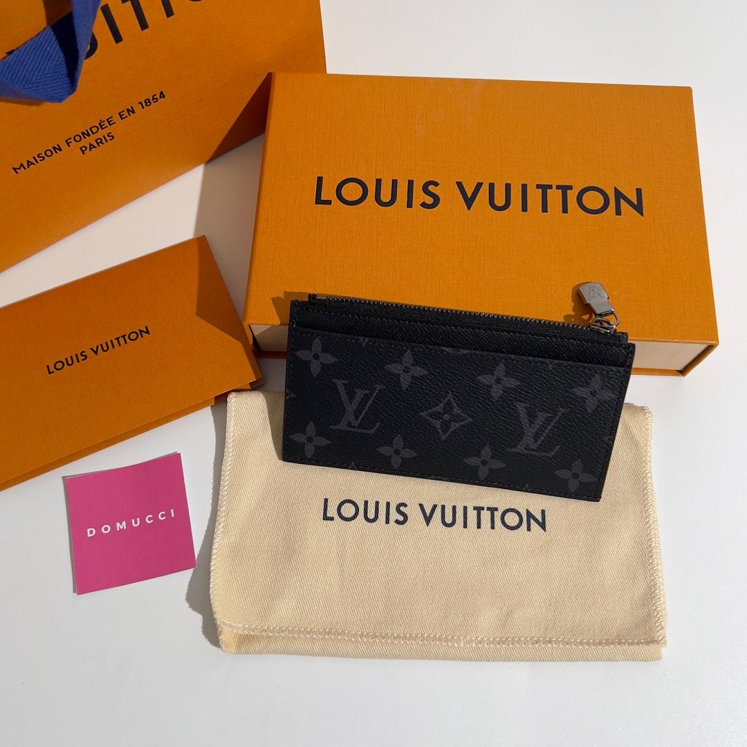 Louis Vuitton - Coin Card Holder - Monogram Canvas - Eclipse - Men - Luxury