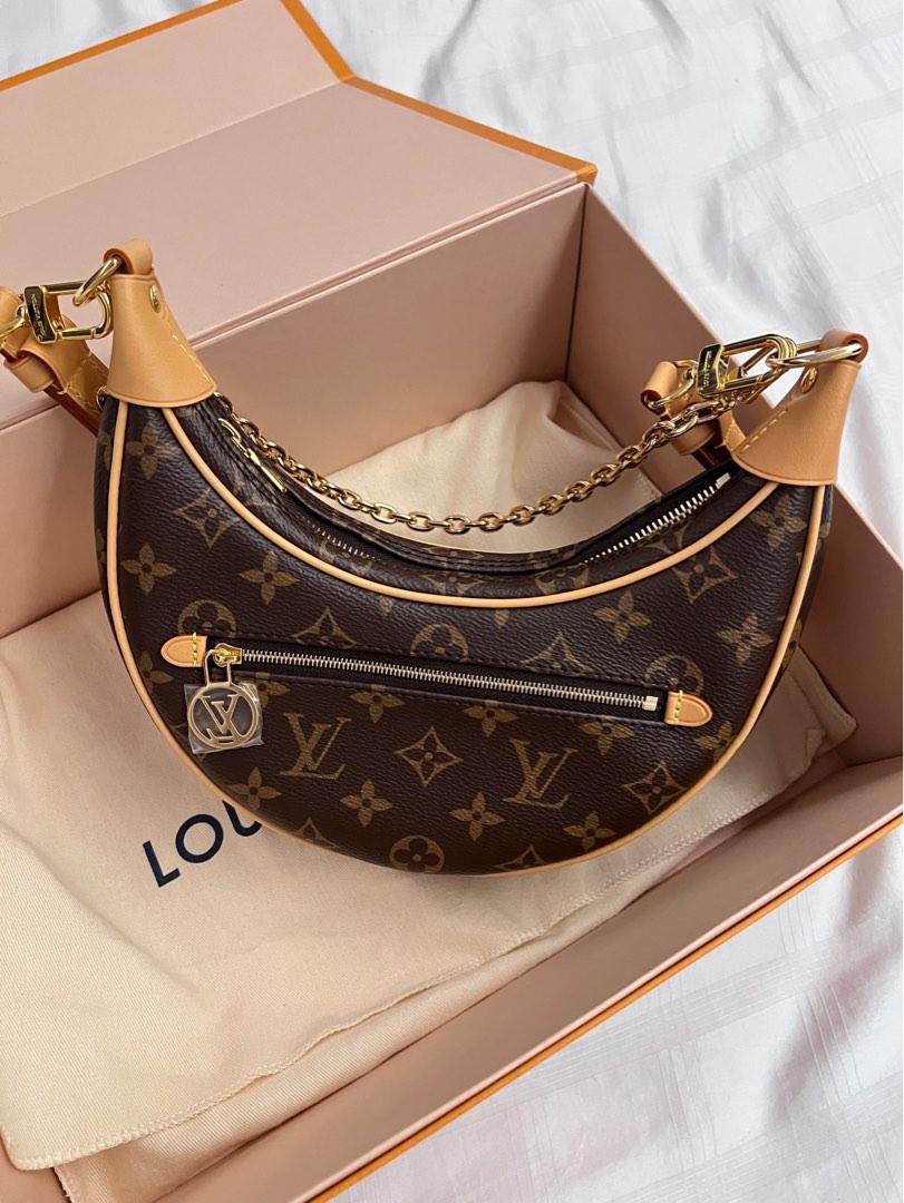 Louis Vuitton LOUIS VUITTON Loop Monogram M81098 Shoulder Bag Crossbody Chain  Strap Leather