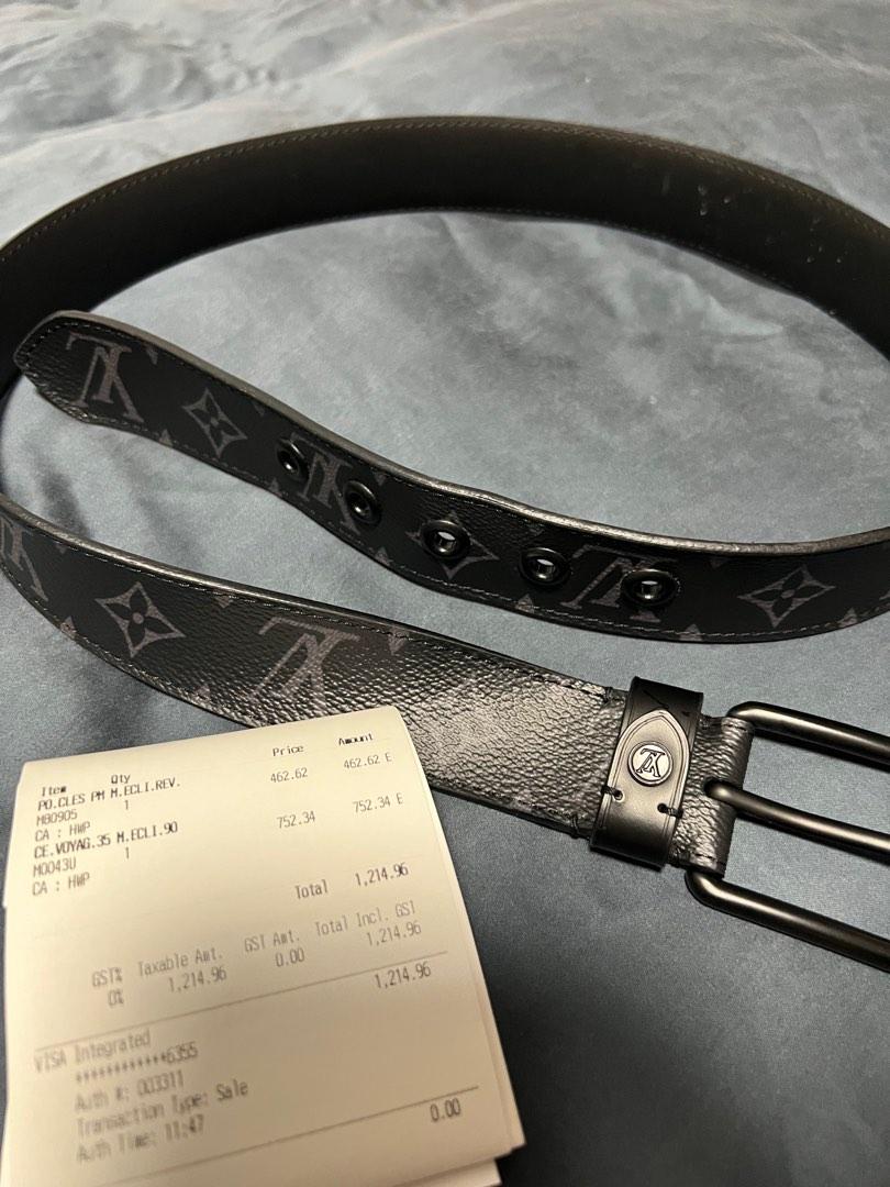 Louis Vuitton Supreme belt size 90, LV x Supreme, Luxury, Accessories on  Carousell