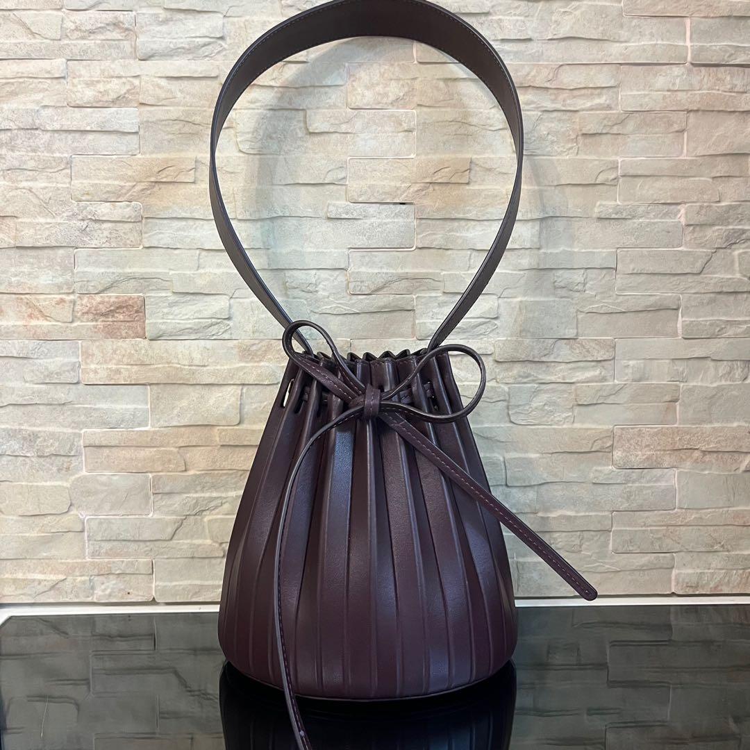 Mansur gavriel mini hotsell pleated bucket bag