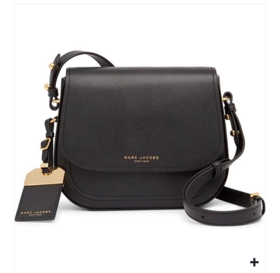 Marc jacobs cheap black saddle bag