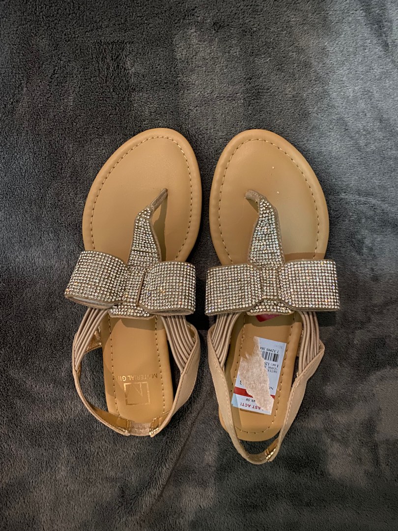 Material girl cheap bow sandals