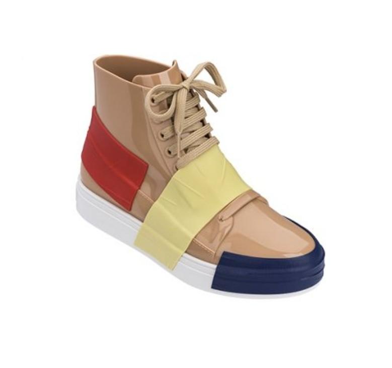 Melissa Crew Colorblock High Top Sneakers