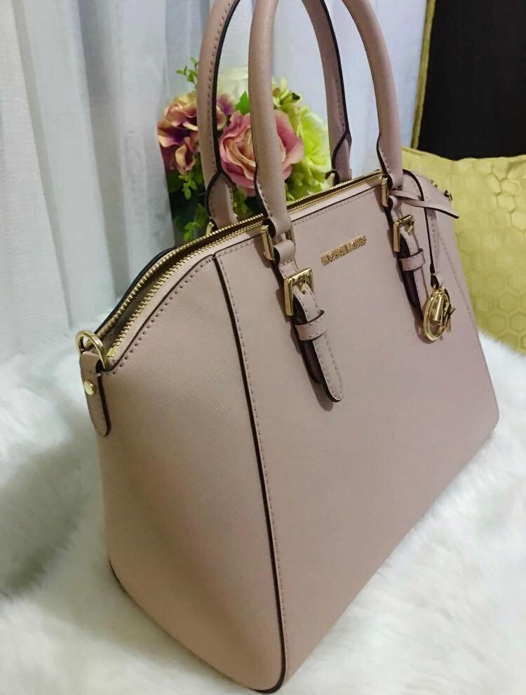 Michael kors ciara large saffiano leather satchel sales