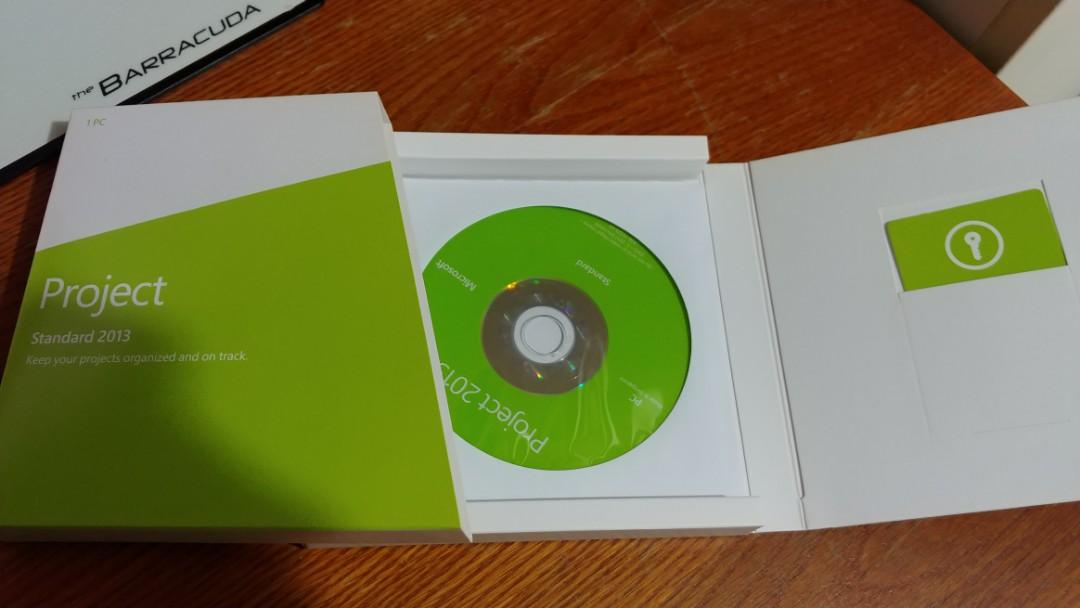 Project Disk Microsoft Project 2013 Standard with Installation Disc and Product Key ...