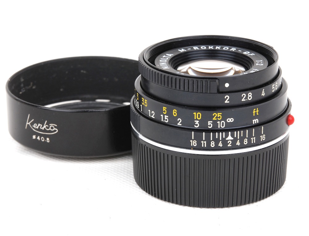 人気色 【美品】Leica ライカSUMMICRON-C 40mm F2 フード付 | www