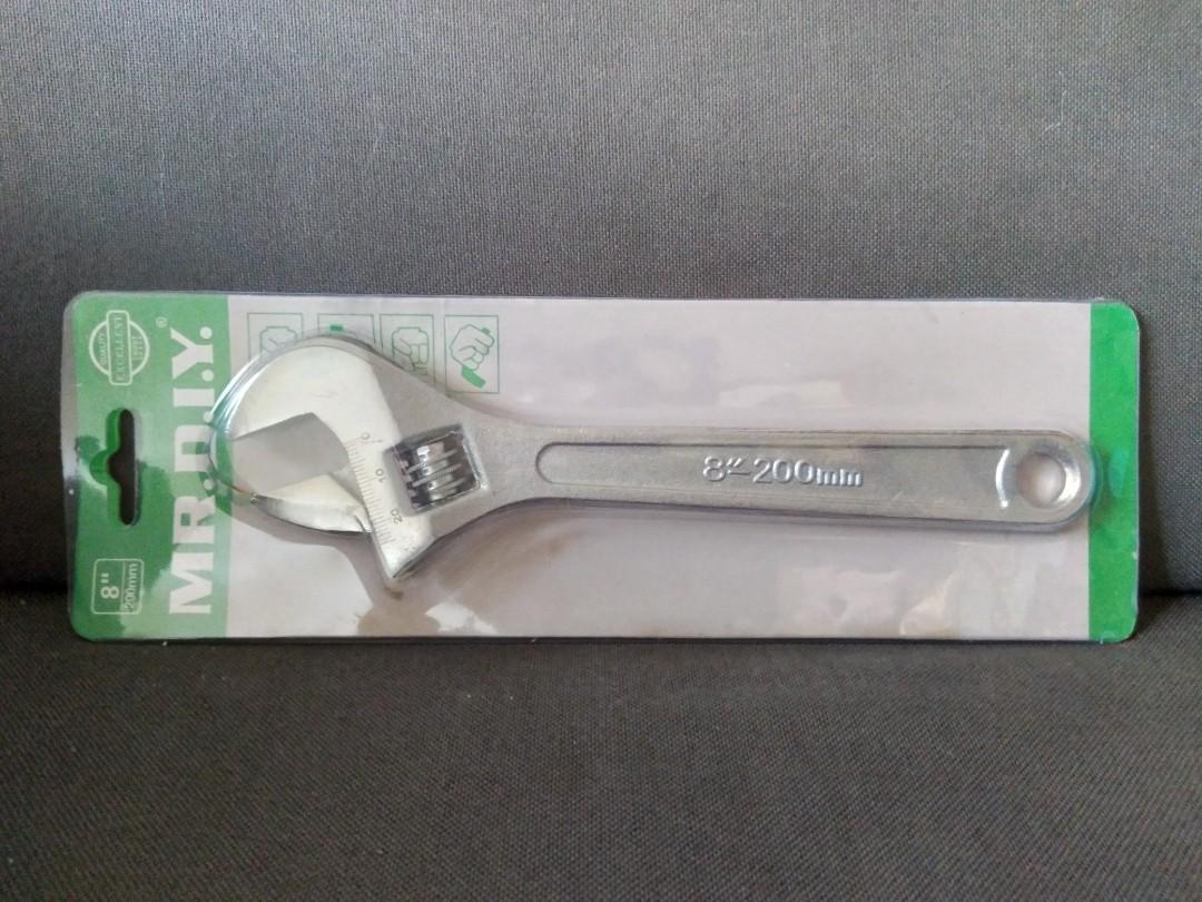 Mr. DIY Adjustable Wrench 8" JualSaja, Everything Else, Others on