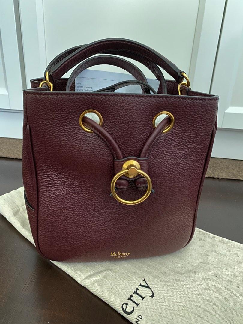 Mulberry bucket bag shop oxblood