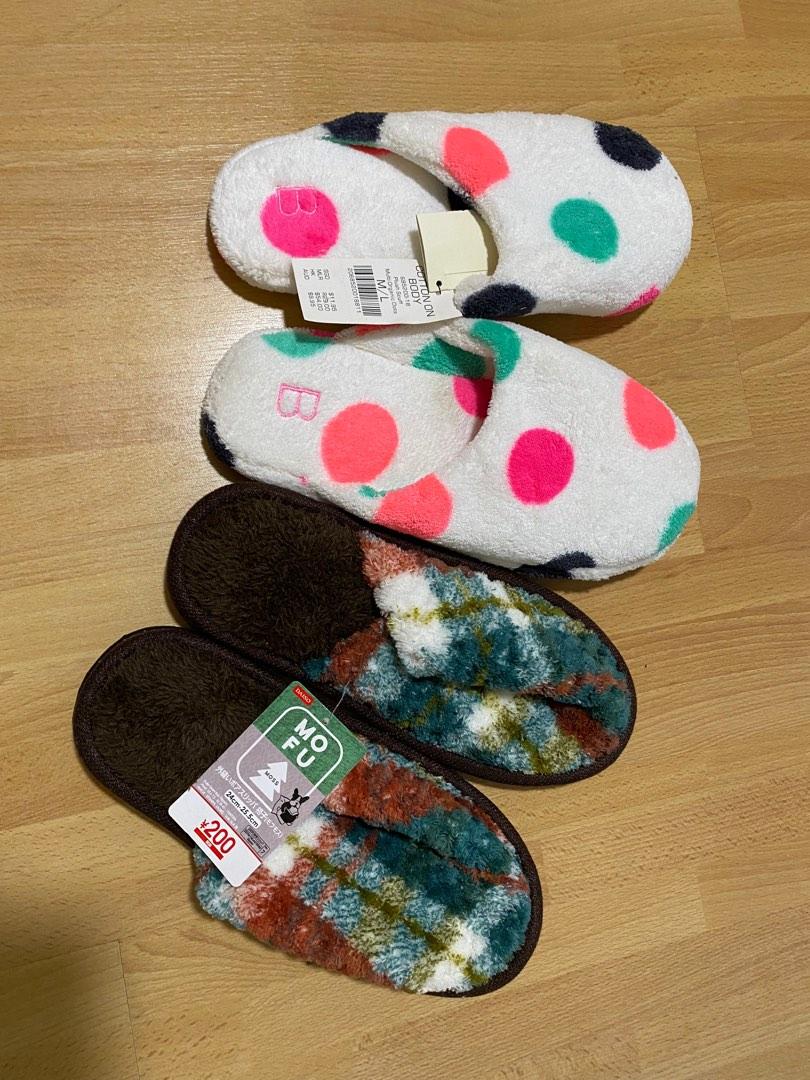 New cotton on daiso Bedroom slippers Women s Fashion Footwear
