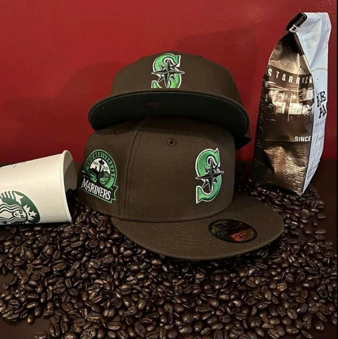 NEW ERA SEATTLE MARINERS STARBUCKS FITTED CAP, Men's Fashion, Watches