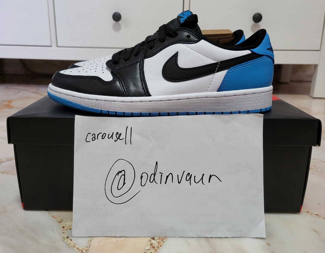 Nike Air Jordan 1 Retro Low OG UNC/Black and Dark Powder Blue