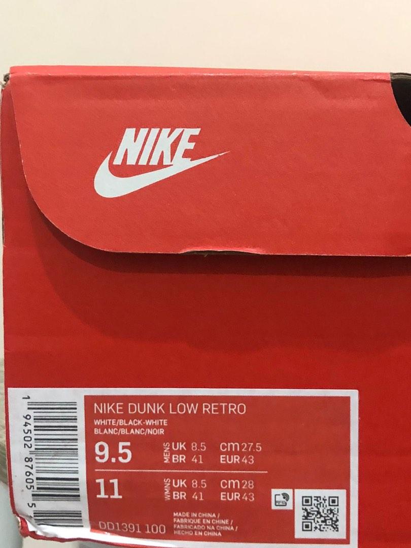 Nike dunk Black White, Fesyen Pria, Sepatu , Sneakers di ...