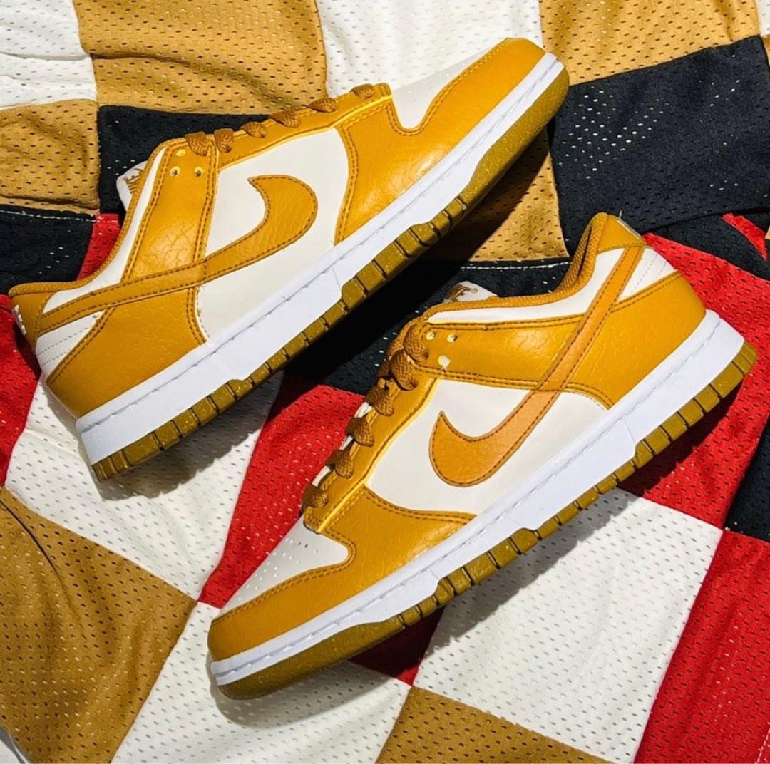 Nike W DUNK LOW NEXT NATURE Light curry 復古黃23.5cm 門市購入