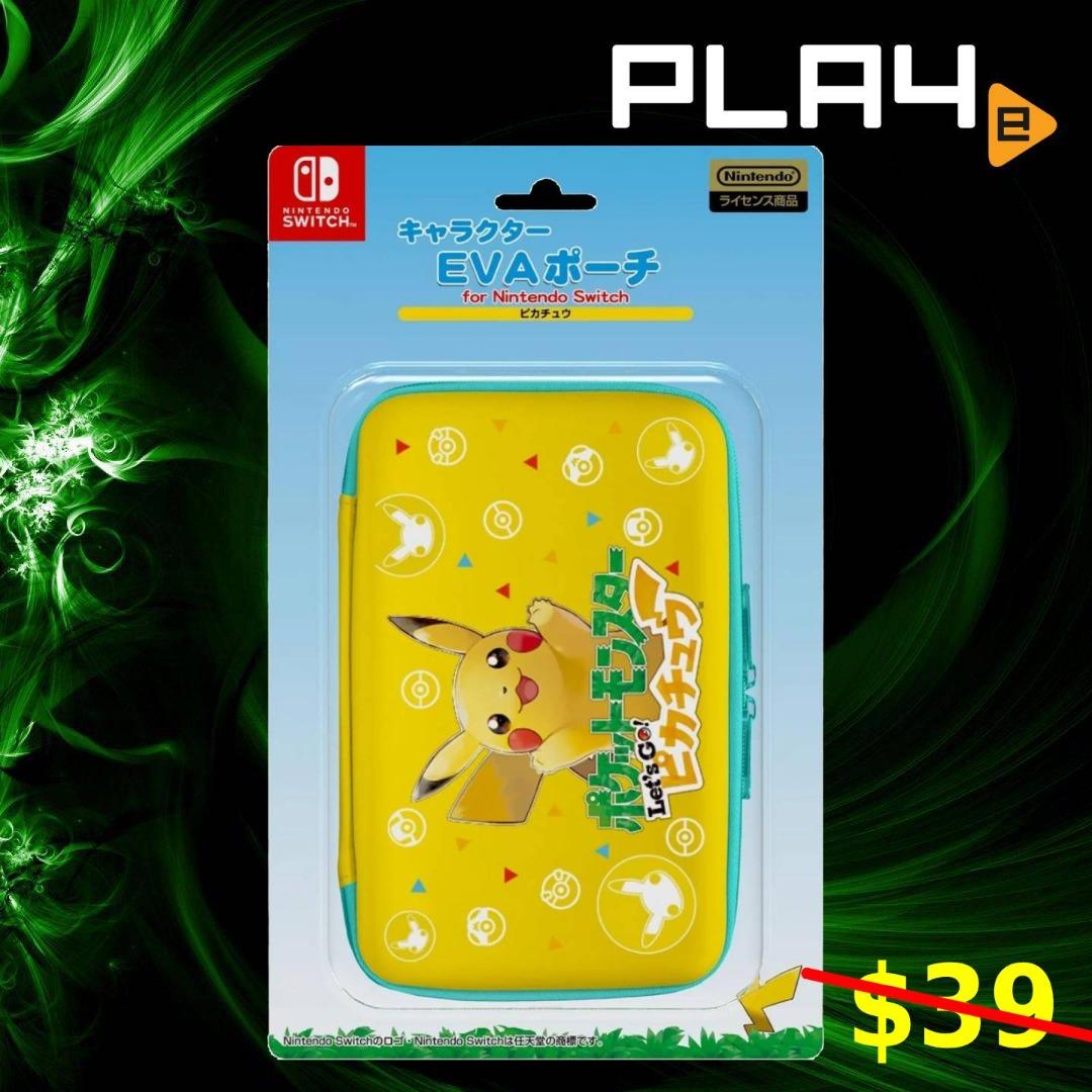 Nintendo Switch Let's Go Pikachu Eva Pouch (1460291) Brand New, Video ...