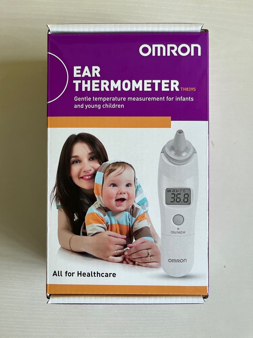 OMRON Ear Thermometer TH839S, Health & Nutrition, Thermometers on Carousell
