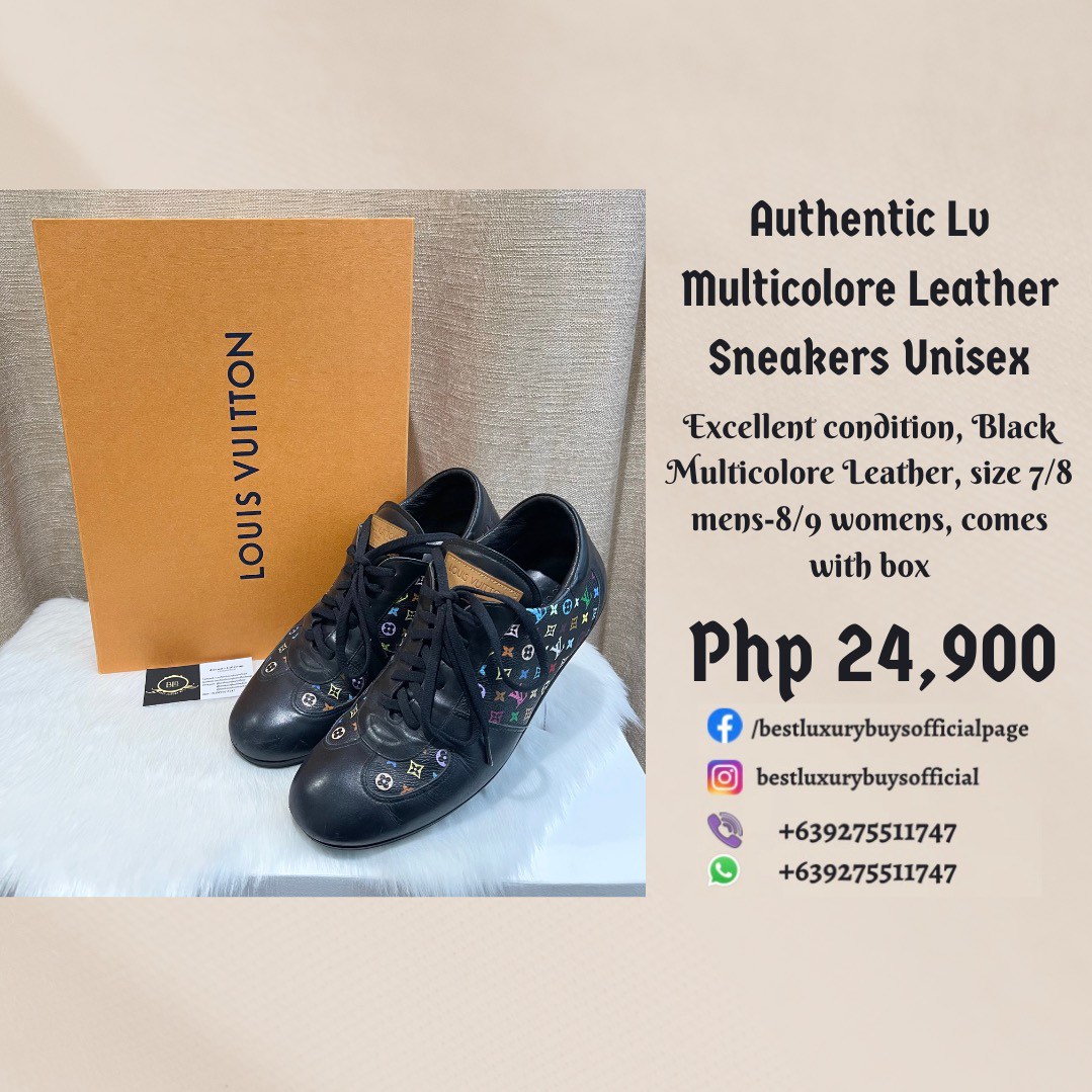 Louis Vuitton LV Unisex LV Ollie Sneaker Blue Watercolor Monogram Canvas  Suede Calf Leather - LULUX
